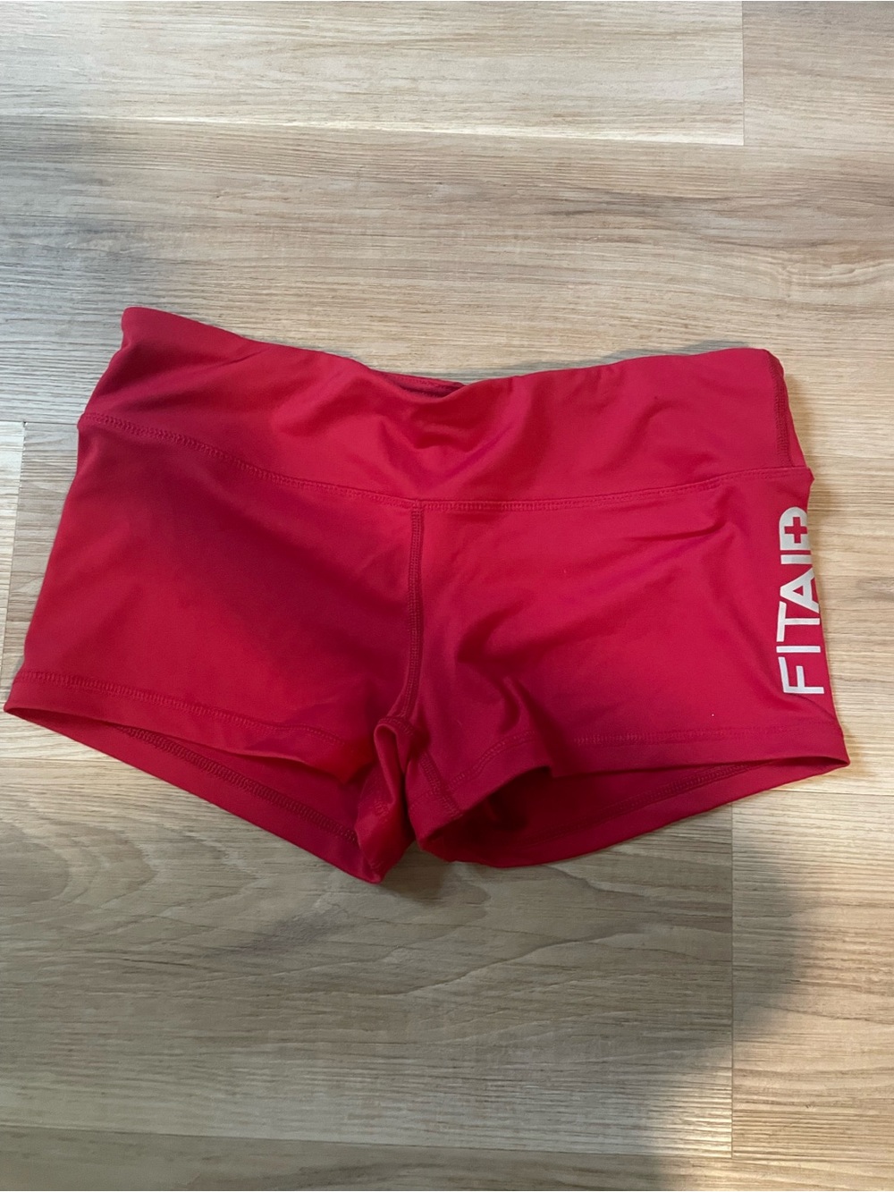 Women’s Red Performance Athletic Shorts